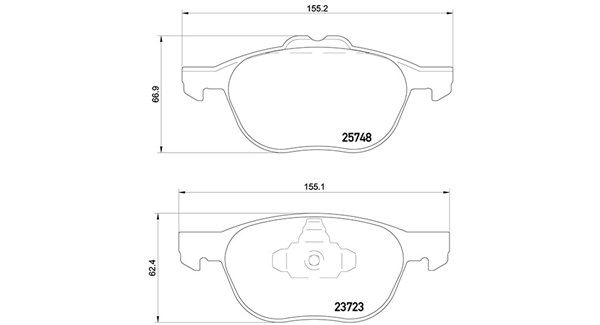 MAGNETI MARELLI Bremžu uzliku kompl., Disku bremzes 363700424158